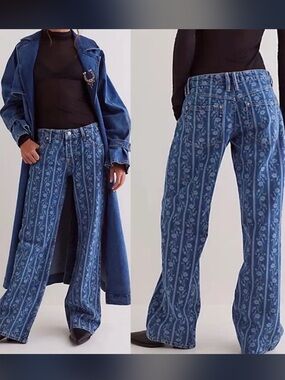 WE THE FREE TENNESSEE PRINTED BOYFRIEND JEANS  BRAND NEW WITHOUT TAGS SZ 28